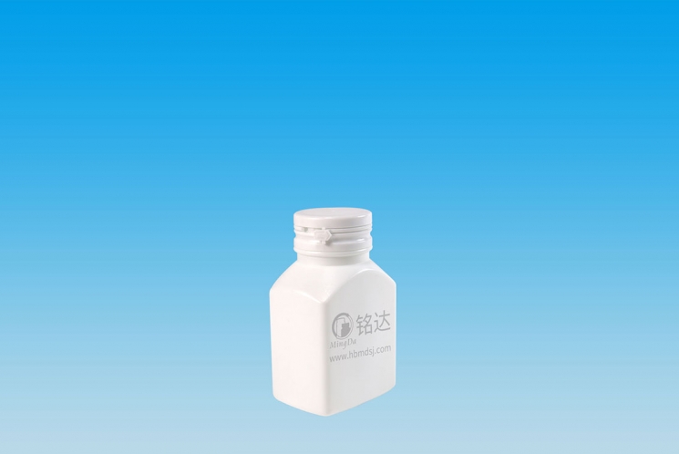 MD-056-HDPE150cc square pull tear bottle