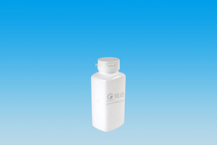 MD-289-HDPE250cc square pull tear bottle