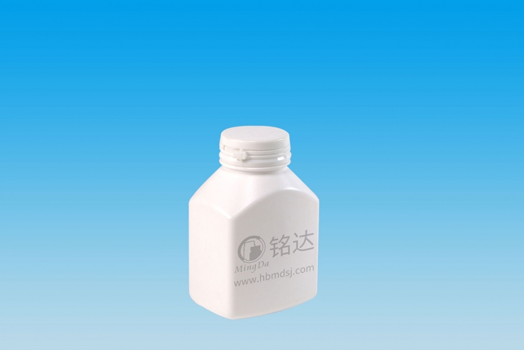 MD-326-HDPE300cc square pull tear bottle